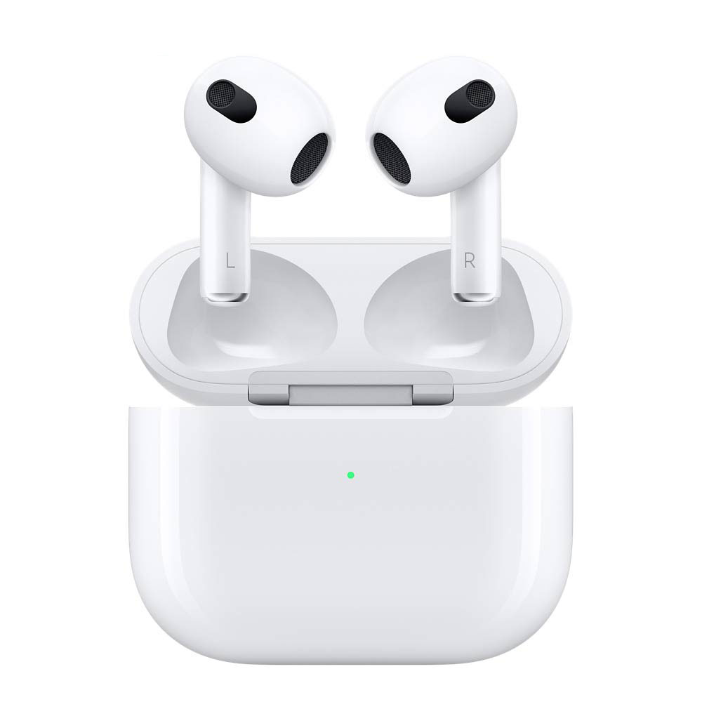 هدفون بی سیم اپل مدل AirPods 3 همراه با محفظه شارژ 
