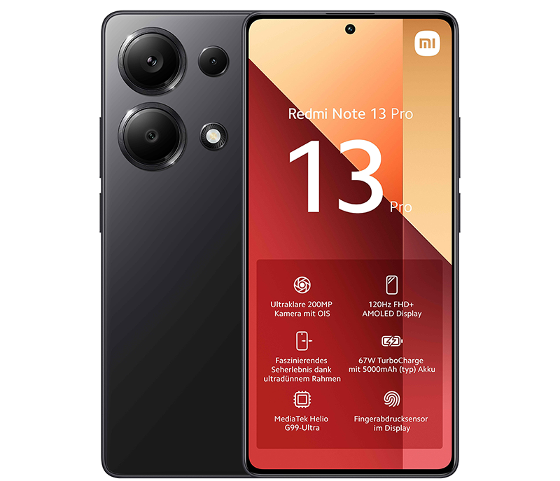 گوشی موبایل شیائومی مدل Redmi Note 13 Pro 4G دو سیم کارت ظرفیت 256 گیگابایت و رم 8 گیگابایت